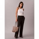 WOVEN SUEDED CARRYALL MOONSTRUCK SUEDE