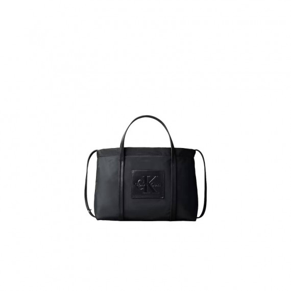 NYLON SMALL TOTE CROSSBODY BLACK