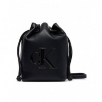 BOLD CK MINI BUCKET CROSSBODY BLACK