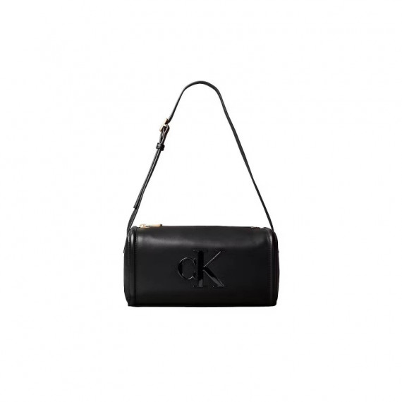 BOLD CK SLOUCHY SHOULDER BAG BLACK