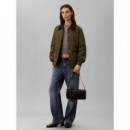 BOLD CK SLOUCHY SHOULDER BAG BLACK