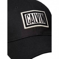 Graphic Toothbrush Cotton Twill Black  CALVIN KLEIN