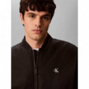 Ls Jeans Nylon Bomber Jkt Black  CALVIN KLEIN