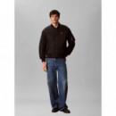 Ls Jeans Nylon Bomber Jkt Black  CALVIN KLEIN