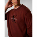 Ls Clsc Cttn Mnlgo Crnk Str 12GG Brown V  CALVIN KLEIN