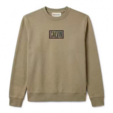 Sudadera de felpa de algod&oacute;n con logo