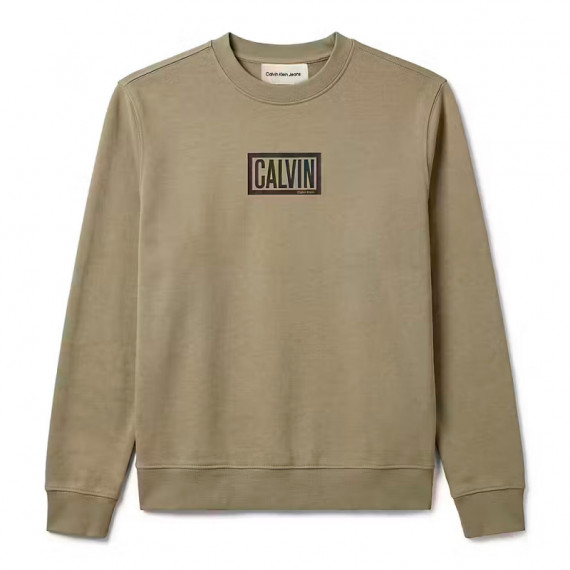 Sudadera de felpa de algodón con logo