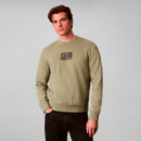 Sudadera de felpa de algodón con logo