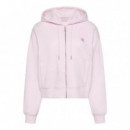 Sudadera Cropped con Capucha, Cremallera y Monograma  CALVIN KLEIN