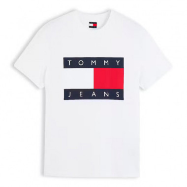 Camiseta con cuello redondo y logo