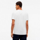 Camiseta con cuello redondo y logo