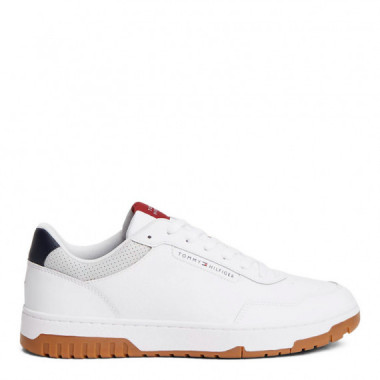Zapatillas Deportivas de Piel con Logo Retro  TOMMY HILFIGER