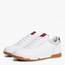Zapatillas Deportivas de Piel con Logo Retro  TOMMY HILFIGER