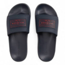 Chanclas con Plantilla Moldeada y Parche con Logo  TOMMY HILFIGER