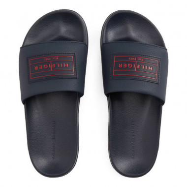Chanclas con Plantilla Moldeada y Parche con Logo  TOMMY HILFIGER