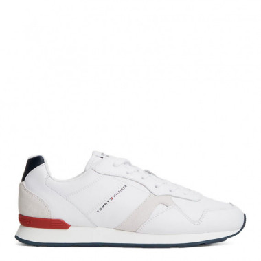 Zapatillas Deportivas en Piel con Logo en Relieve  TOMMY HILFIGER
