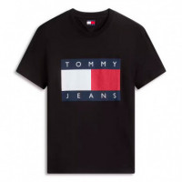 Camiseta con Cuello Redondo y Logo  TOMMY HILFIGER