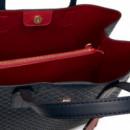 Bolso Icon Satchel Mono Space Blue  TOMMY HILFIGER