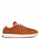 Zapatillas de Piel con Insignia del Monograma Th  TOMMY HILFIGER