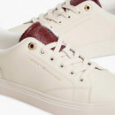 Zapatillas Deportivas con Suela Cupsole y en Piel a Contraste  TOMMY HILFIGER