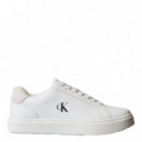 Zapatillas de Piel con Logo Distintivo Baseline  CALVIN KLEIN