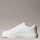 Zapatillas de Piel con Logo Distintivo Baseline  CALVIN KLEIN