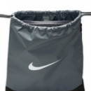 Mochila Brasilia Gym Shark Gris y Negra  NIKE