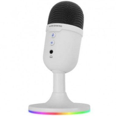 MARS GAMING Microfono Sobremesa Mmic-cx Blanco USB 2.0
