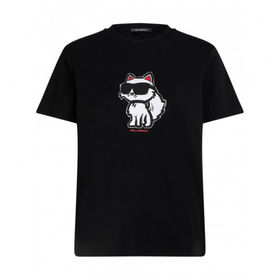 KARL LAGERFELD - ikon sketch choupette tshirt - 999 - A1W17128/999