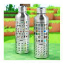 Botella Minecraft Metálica