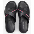 TOMMY HILFIGER - CORE HILFIGER LTH CRISS C SANDAL - BDS - F|FM0FM05783/BDS