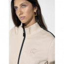 Sudadera con Cremallera y Strass de LOLA CASADEMUNT