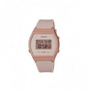 CASIO COLECCION LW-204-4AEF  Reloj Pulsera Correa Resina Rosa,Alarma