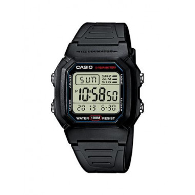 CASIO COLECCION W-800H-1AVES Reloj Digital ,Fecha,Alarma,Resistente al Agua,Correa de Resina