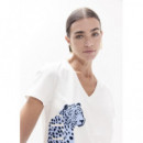 Camiseta leopardo azul de Lola Casademunt