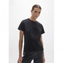 Camiseta con print rosco corazón de Lola Casademunt