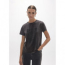 Camiseta leopardo en strass de Lola Casademunt