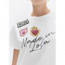 Camiseta "Made in Lola" de Lola Casademunt