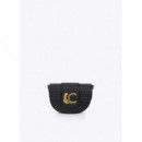 Bolso Bandolera Media Luna Material Trenzado de LOLA CASADEMUNT