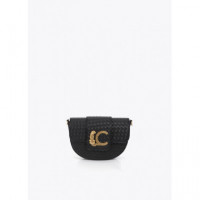 Bolso Bandolera Media Luna Material Trenzado de LOLA CASADEMUNT
