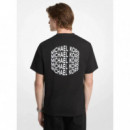 Camiseta de algodón con logotipo de Michael Kors