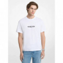 Camiseta de algodón con logotipo de Michael Kors