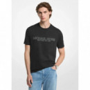 Camiseta de algodón con logotipo de Michael Kors