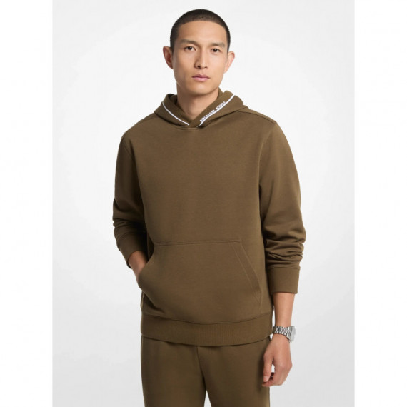 Sudadera de mezcla de algodón con logotipo y capucha de Michael Kors