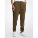 Joggers de mezcla de algodón con logotipo de Michael Kors
