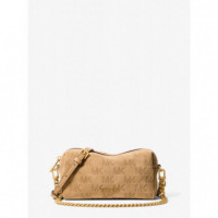 Bolso Bandolera Transformable Bryant Pequeña de ante con Logotipo en Relieve de MICHAEL KORS
