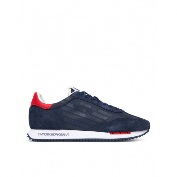 SNEAKER AF28085 NAVY+WHITE+FIERY RED