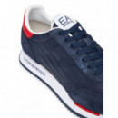 SNEAKER AF28085 NAVY+WHITE+FIERY RED