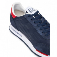 Sneaker AF28085 Navy+white+fiery Red  EA7 EMPORIO ARMANI 7