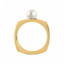 Anillo Pearl Dorado  KARL LAGERFELD
